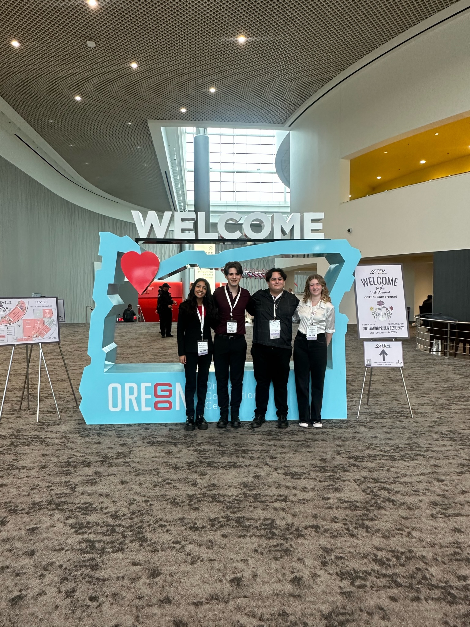 oSTEM board at conference